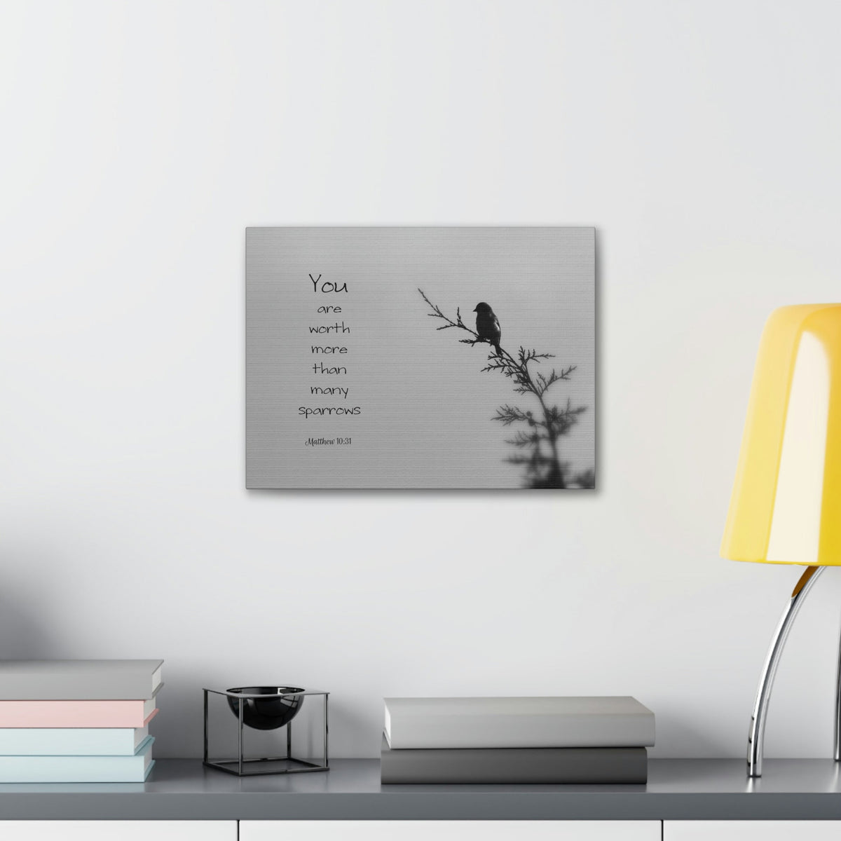 Scripture Walls You Are Worth Matthew 10:31 Bible Verse Canvas Christian Wall Art Bible Verse Print Ready To Hang Unframed-Express Your Love Gifts