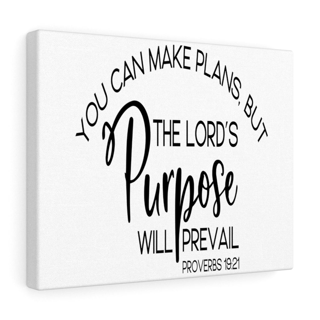 Scripture Walls You Can Make Plans Proverbs 19:21 Bible Verse Canvas Christian Wall Art Ready to Hang Unframed-Express Your Love Gifts