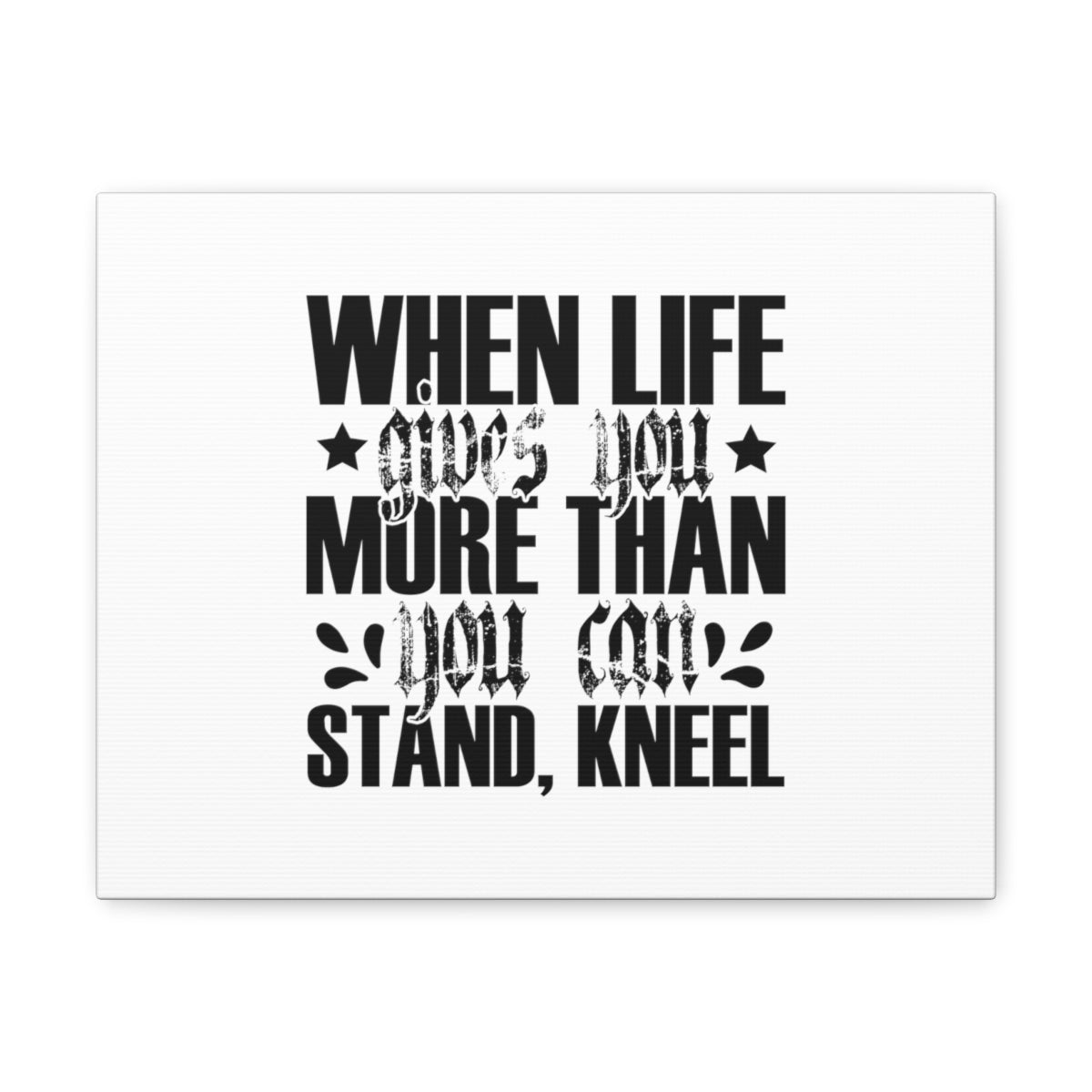 Scripture Walls You Can Stand Romans 3:24 White Christian Wall Art Bible Verse Print Ready to Hang Unframed-Express Your Love Gifts