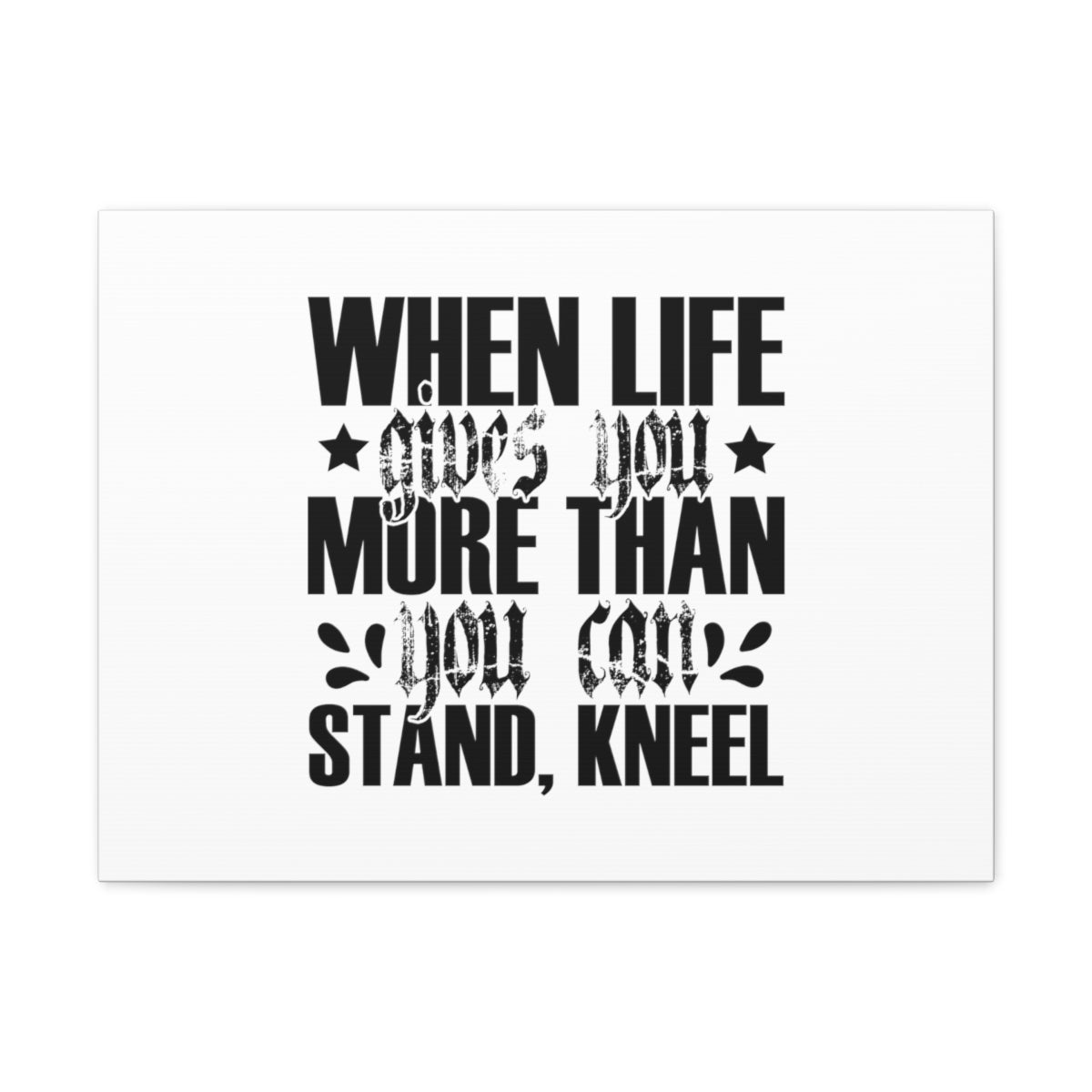 Scripture Walls You Can Stand Romans 3:24 White Christian Wall Art Bible Verse Print Ready to Hang Unframed-Express Your Love Gifts