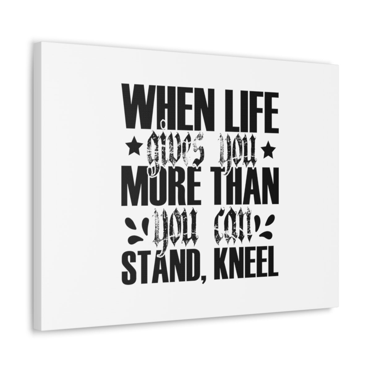 Scripture Walls You Can Stand Romans 3:24 White Christian Wall Art Bible Verse Print Ready to Hang Unframed-Express Your Love Gifts
