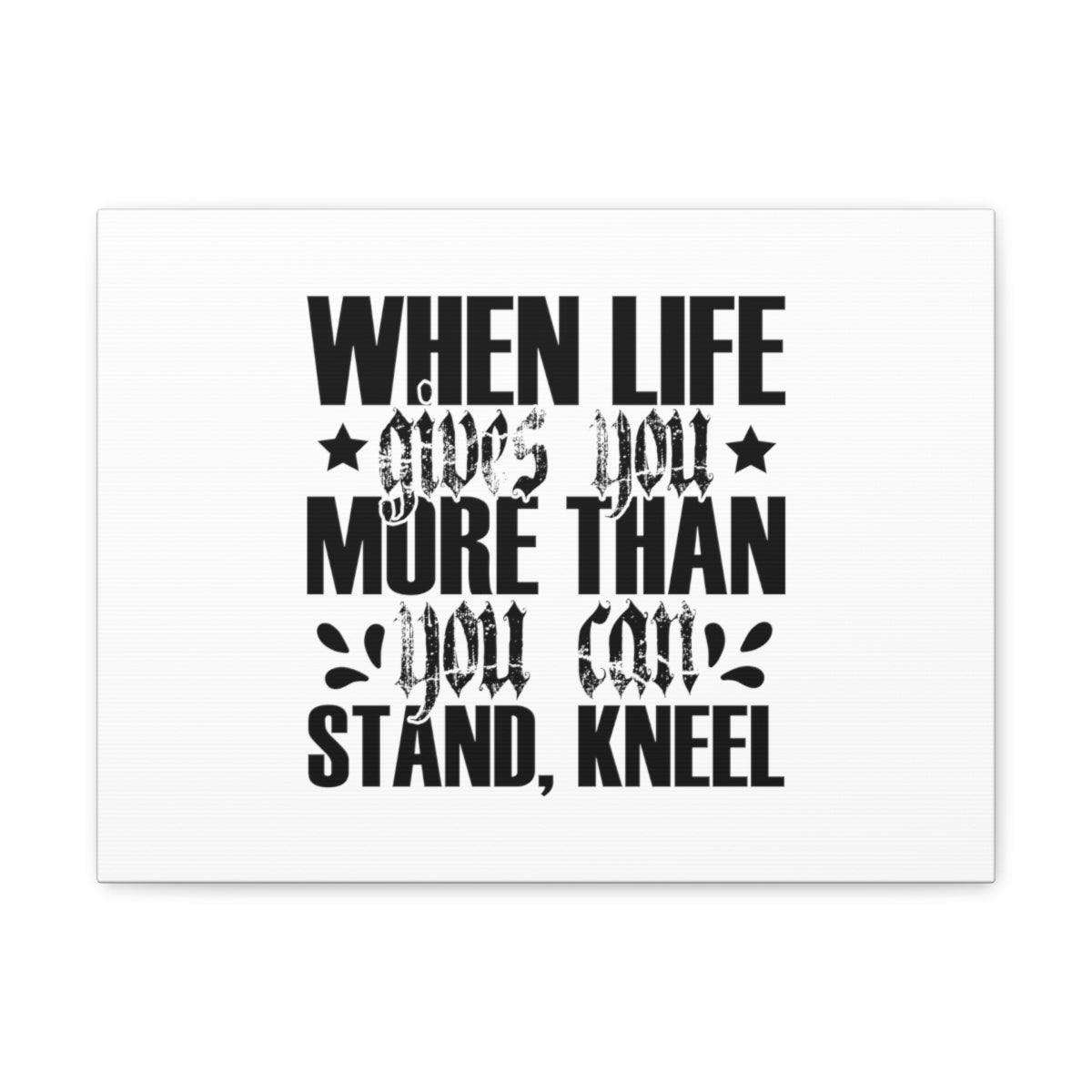 Scripture Walls You Can Stand Romans 3:24 White Christian Wall Art Bible Verse Print Ready to Hang Unframed-Express Your Love Gifts