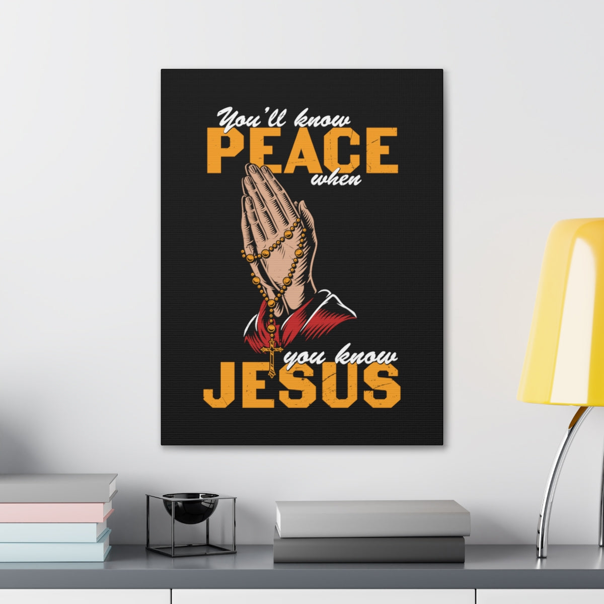 Scripture Walls You'll Know Peace Rosary Psalms 96:1-13 Christian Wall Art Bible Verse Print Ready to Hang Unframed-Express Your Love Gifts