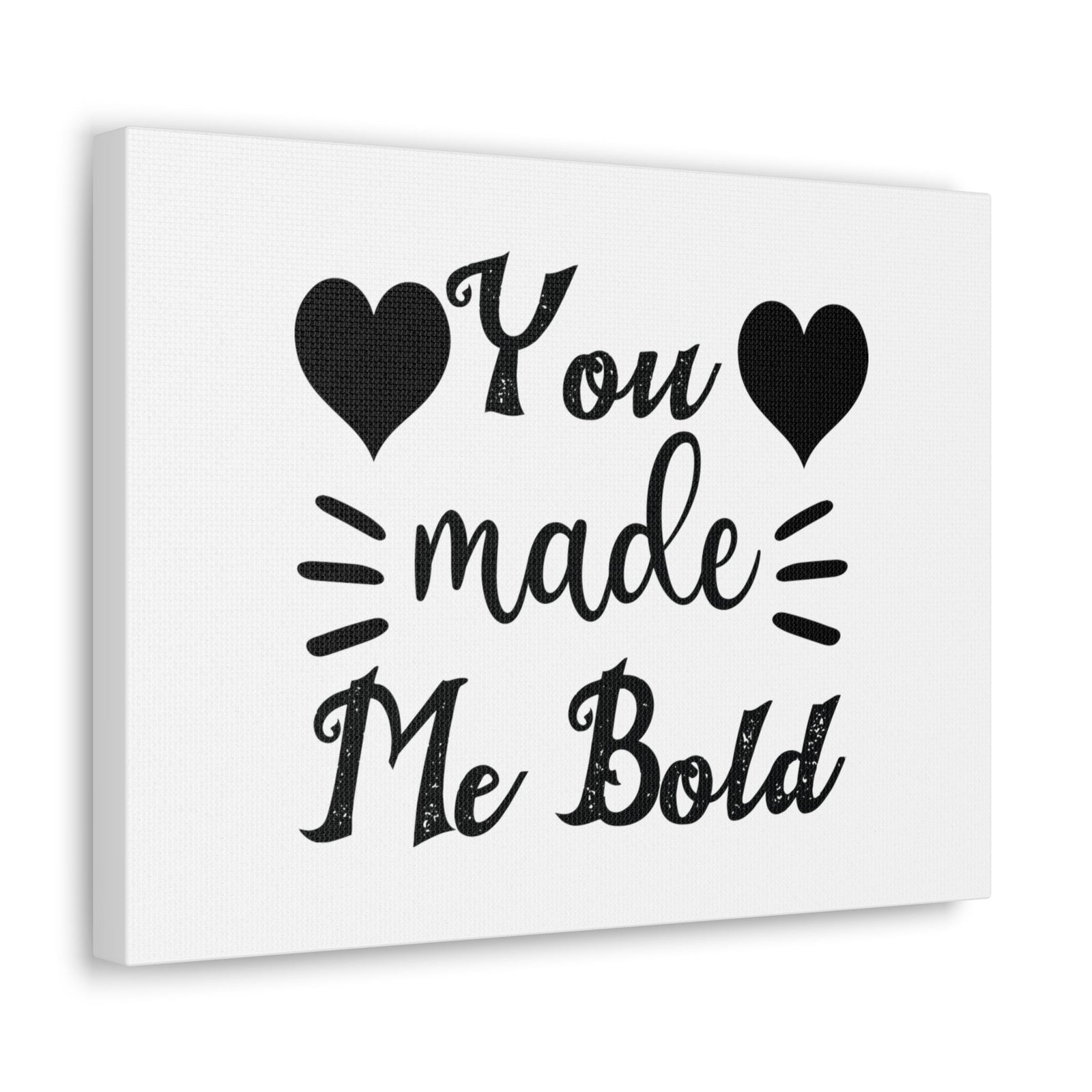Scripture Walls You Made Me Bold Psalm 138:3 Heart Christian Wall Art Bible Verse Print Ready to Hang Unframed-Express Your Love Gifts