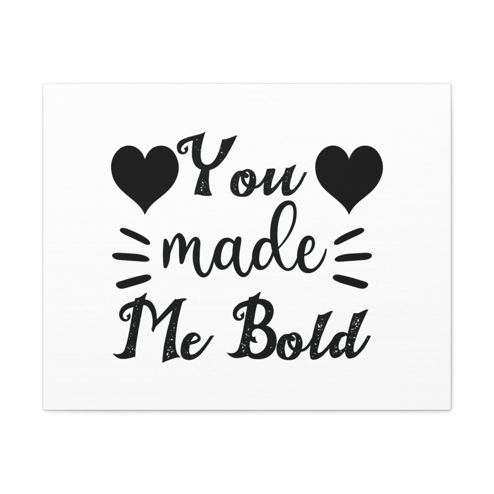 Scripture Walls You Made Me Bold Psalm 138:3 Heart Christian Wall Art Bible Verse Print Ready to Hang Unframed-Express Your Love Gifts