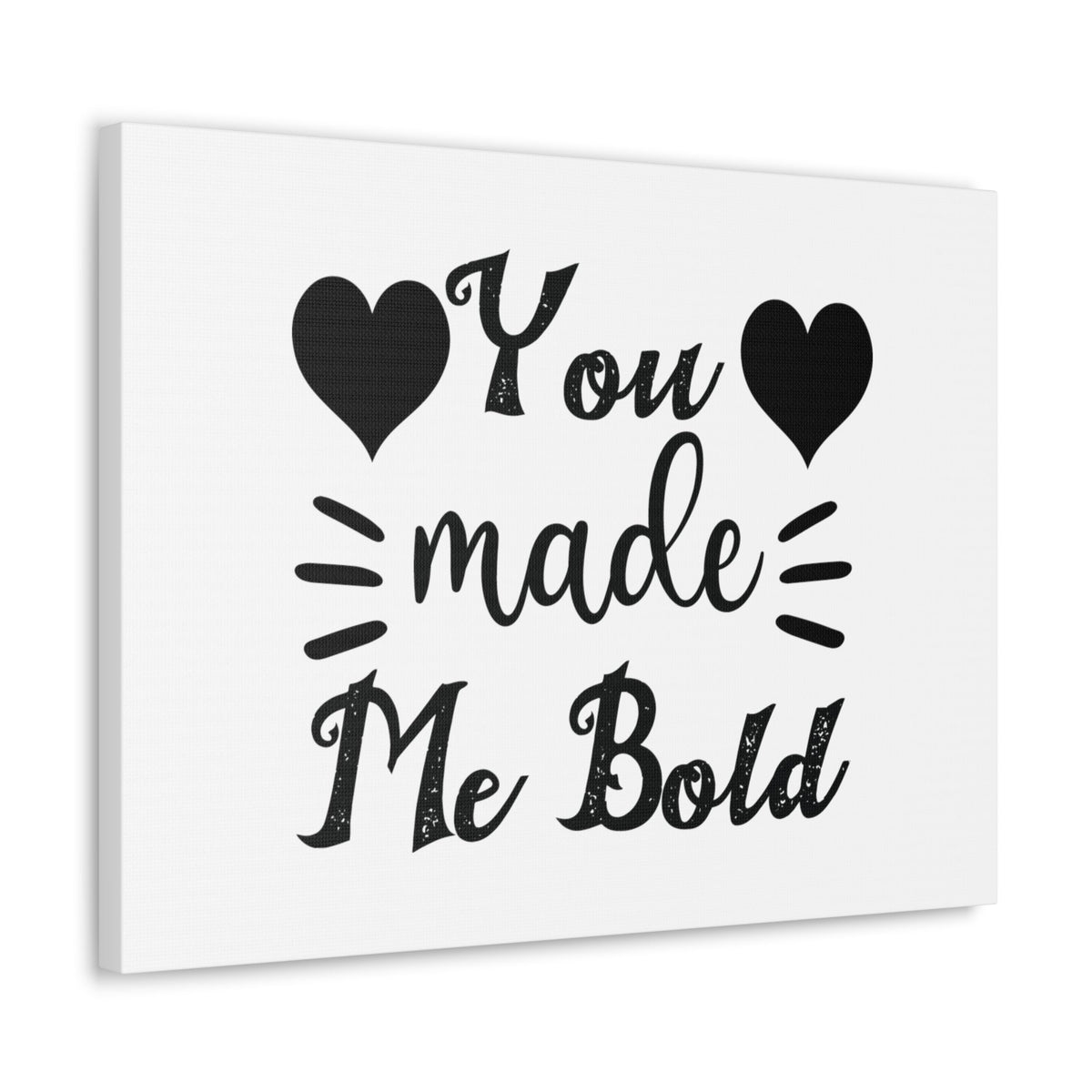 Scripture Walls You Made Me Bold Psalm 138:3 Heart Christian Wall Art Bible Verse Print Ready to Hang Unframed-Express Your Love Gifts