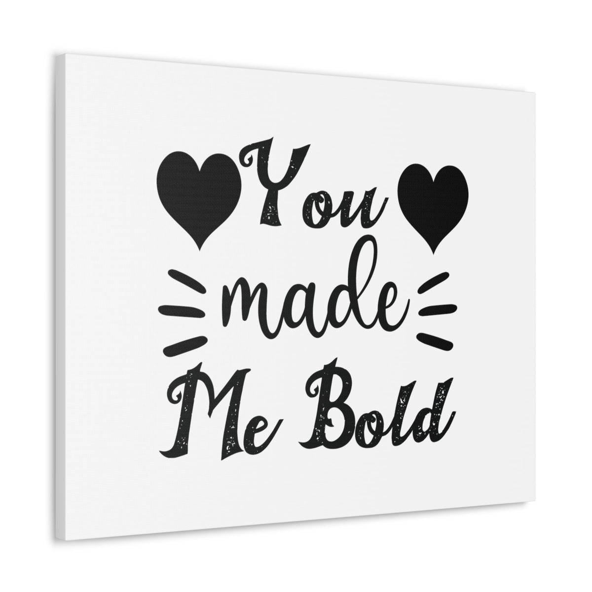 Scripture Walls You Made Me Bold Psalm 138:3 Heart Christian Wall Art Bible Verse Print Ready to Hang Unframed-Express Your Love Gifts