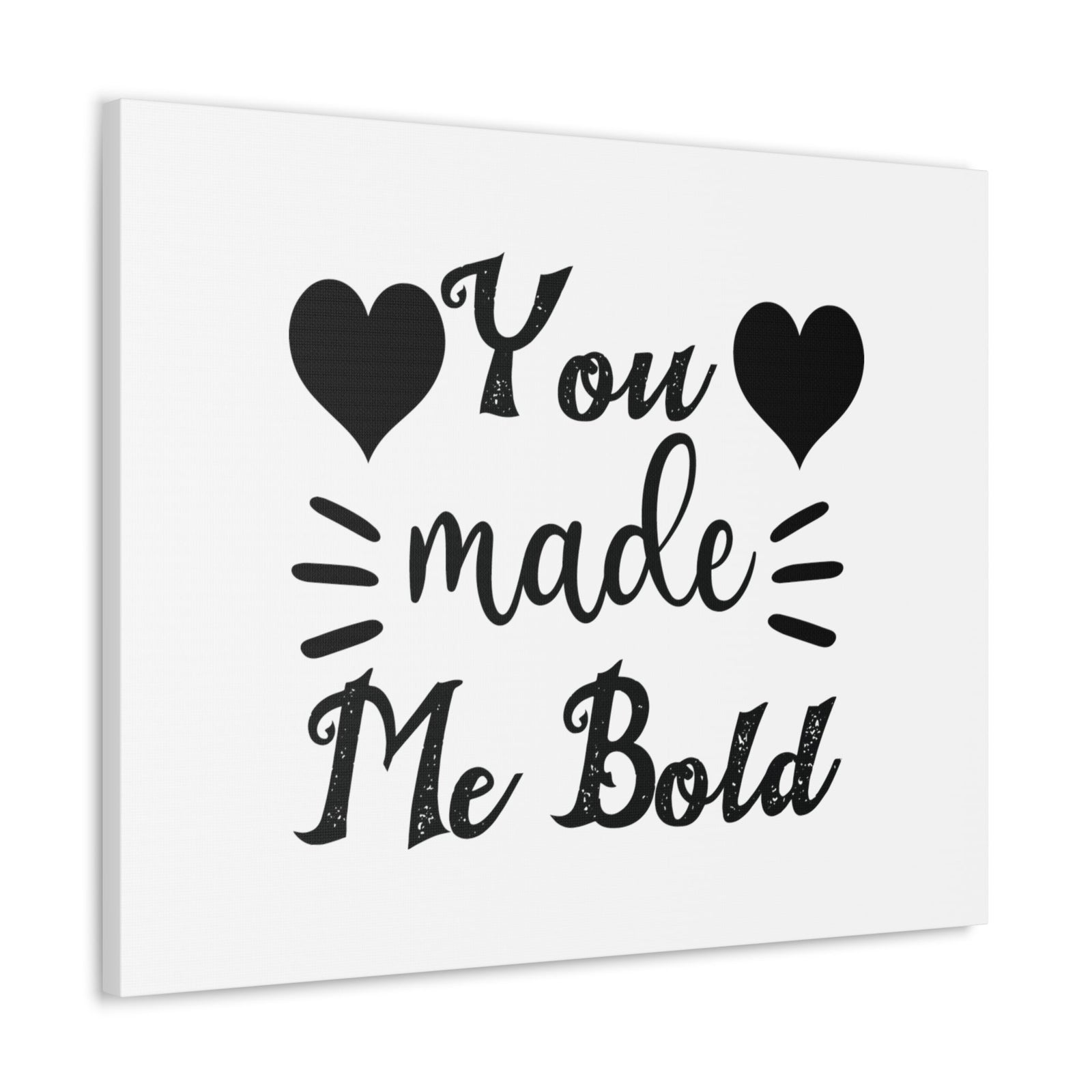 Scripture Walls You Made Me Bold Psalm 138:3 Heart Christian Wall Art Bible Verse Print Ready to Hang Unframed-Express Your Love Gifts