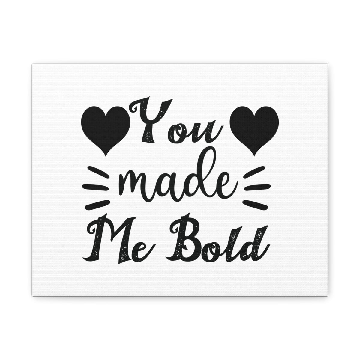 Scripture Walls You Made Me Bold Psalm 138:3 Heart Christian Wall Art Bible Verse Print Ready to Hang Unframed-Express Your Love Gifts