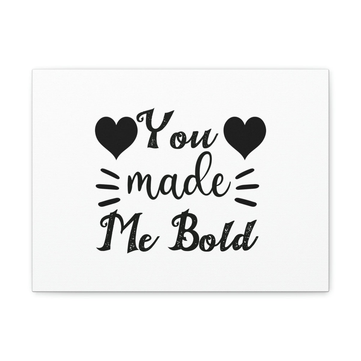 Scripture Walls You Made Me Bold Psalms 138:3 Cursive Christian Wall Art Bible Verse Print Ready to Hang Unframed-Express Your Love Gifts