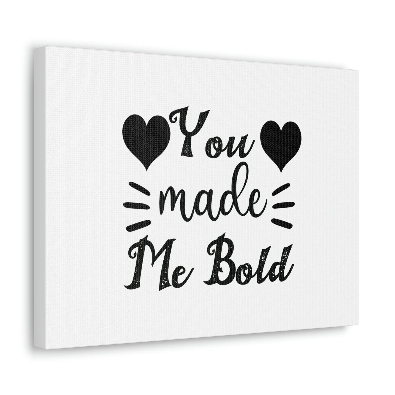 Scripture Walls You Made Me Bold Psalms 138:3 Cursive Christian Wall Art Bible Verse Print Ready to Hang Unframed-Express Your Love Gifts