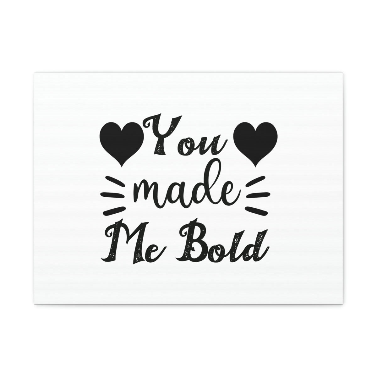 Scripture Walls You Made Me Bold Psalms 138:3 Cursive Christian Wall Art Bible Verse Print Ready to Hang Unframed-Express Your Love Gifts