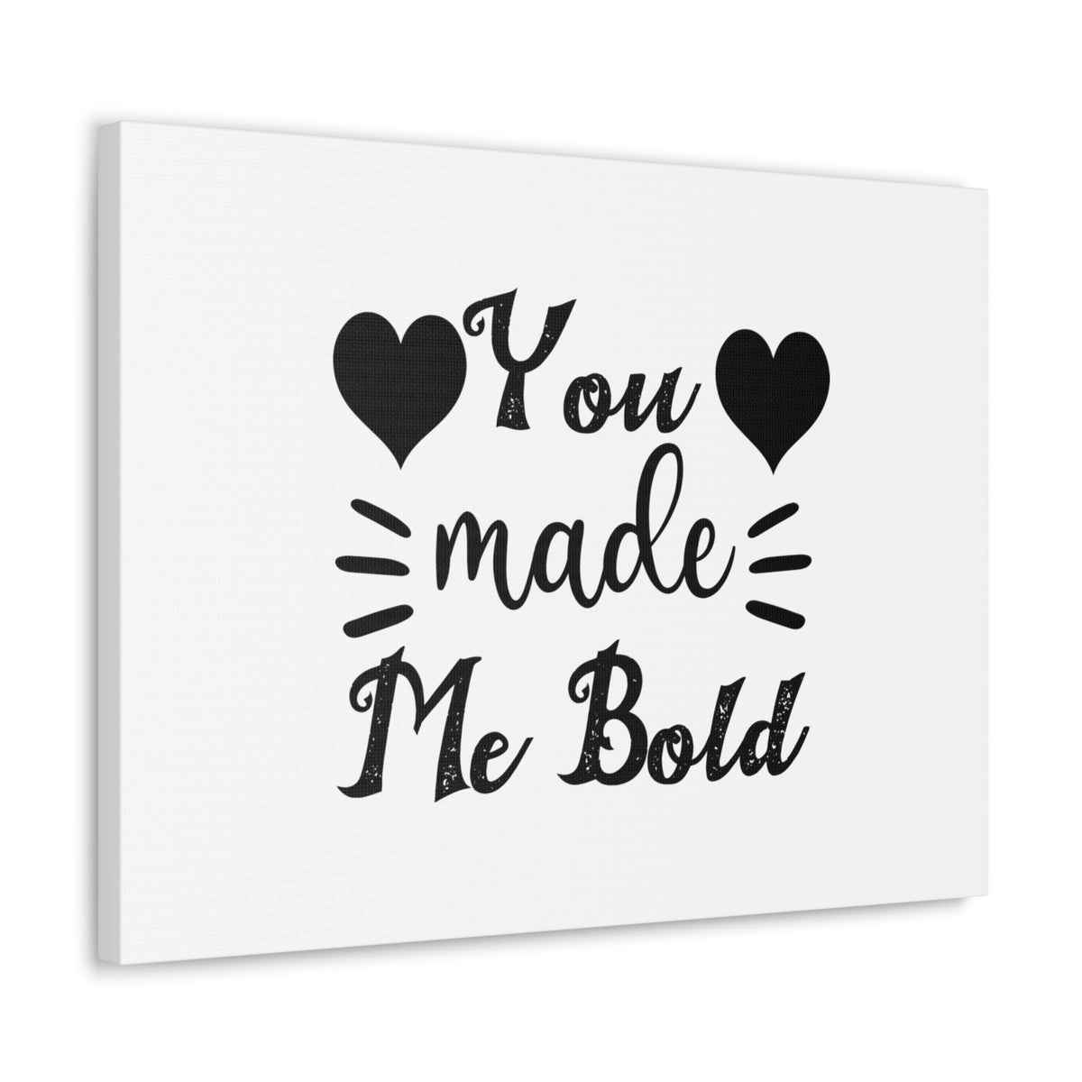 Scripture Walls You Made Me Bold Psalms 138:3 Cursive Christian Wall Art Bible Verse Print Ready to Hang Unframed-Express Your Love Gifts