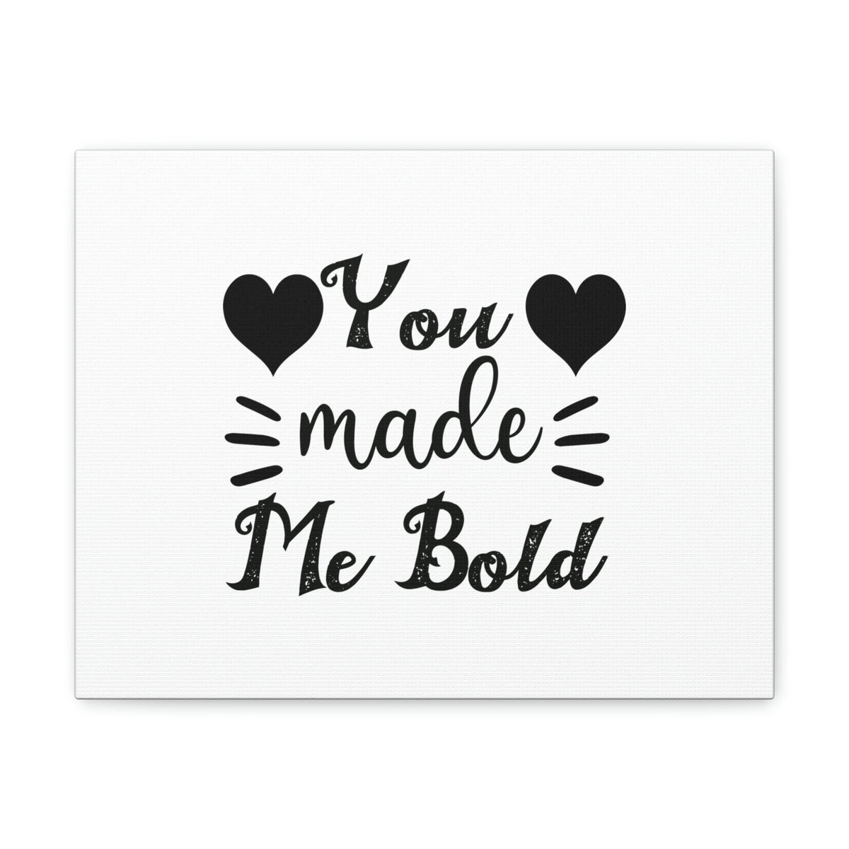 Scripture Walls You Made Me Bold Psalms 138:3 Cursive Christian Wall Art Bible Verse Print Ready to Hang Unframed-Express Your Love Gifts