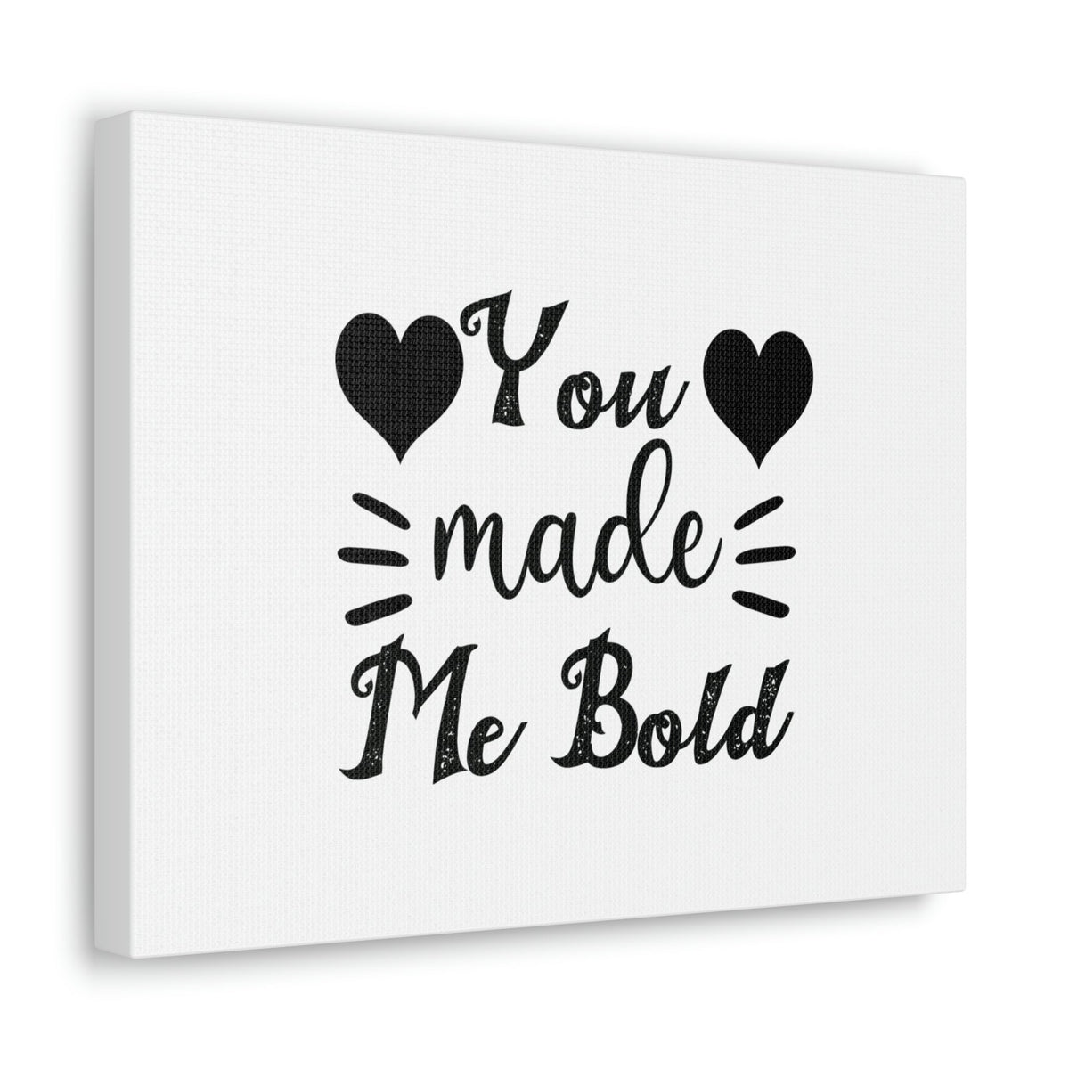 Scripture Walls You Made Me Bold Psalms 138:3 Cursive Christian Wall Art Bible Verse Print Ready to Hang Unframed-Express Your Love Gifts