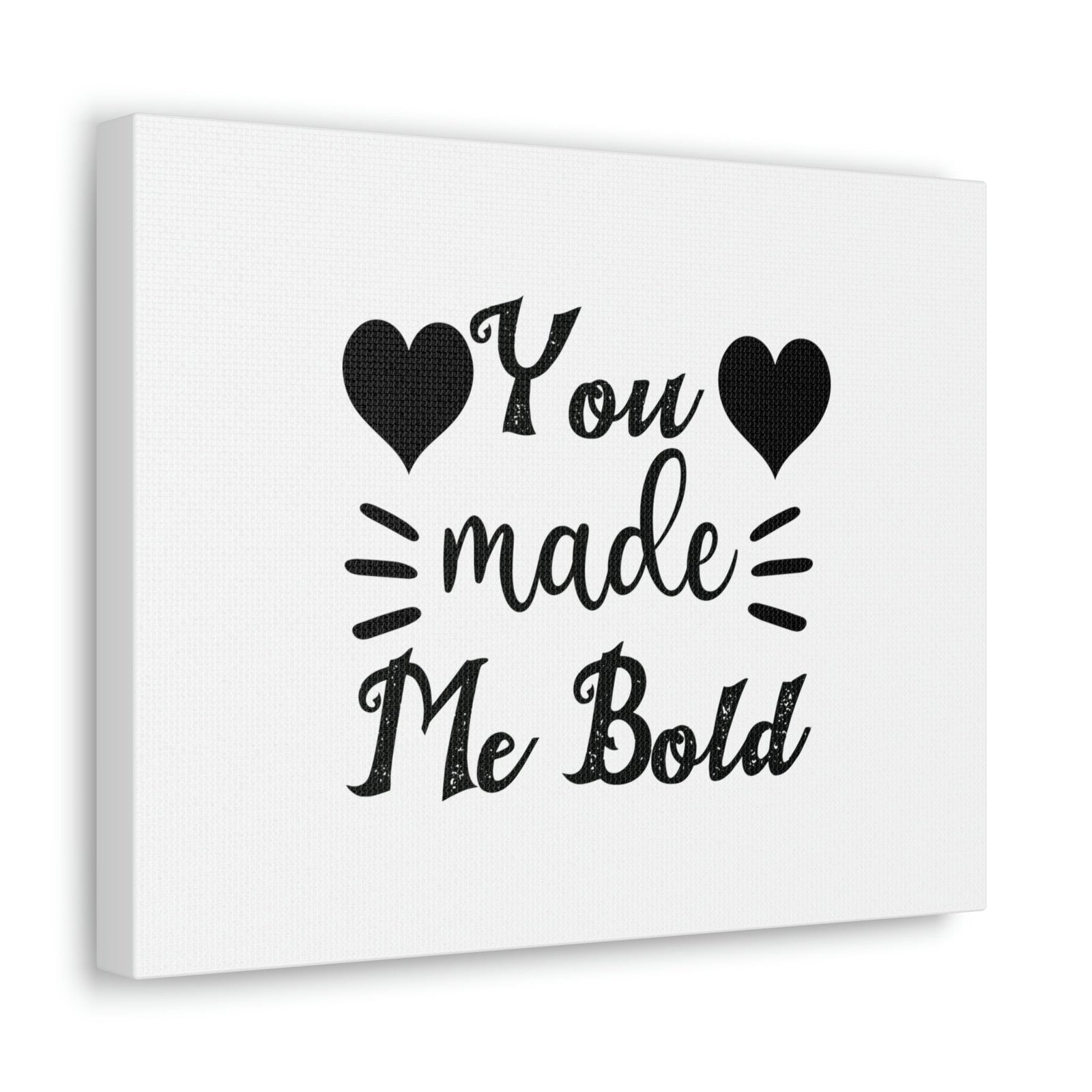 Scripture Walls You Made Me Bold Psalms 138:3 Cursive Christian Wall Art Bible Verse Print Ready to Hang Unframed-Express Your Love Gifts