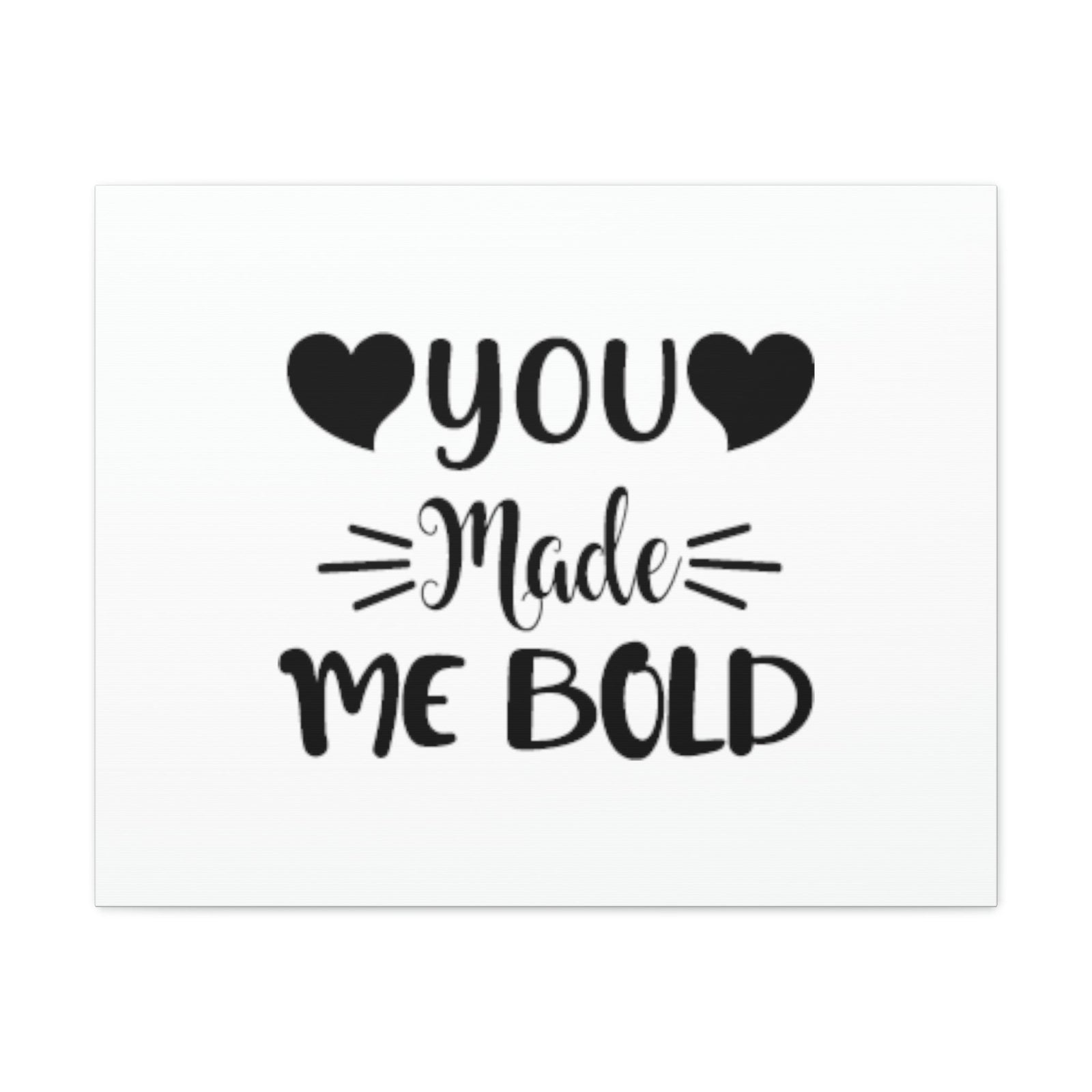 Scripture Walls You Made Me Bold Psalms 138:3 Hearts Christian Wall Art Bible Verse Print Ready to Hang Unframed-Express Your Love Gifts
