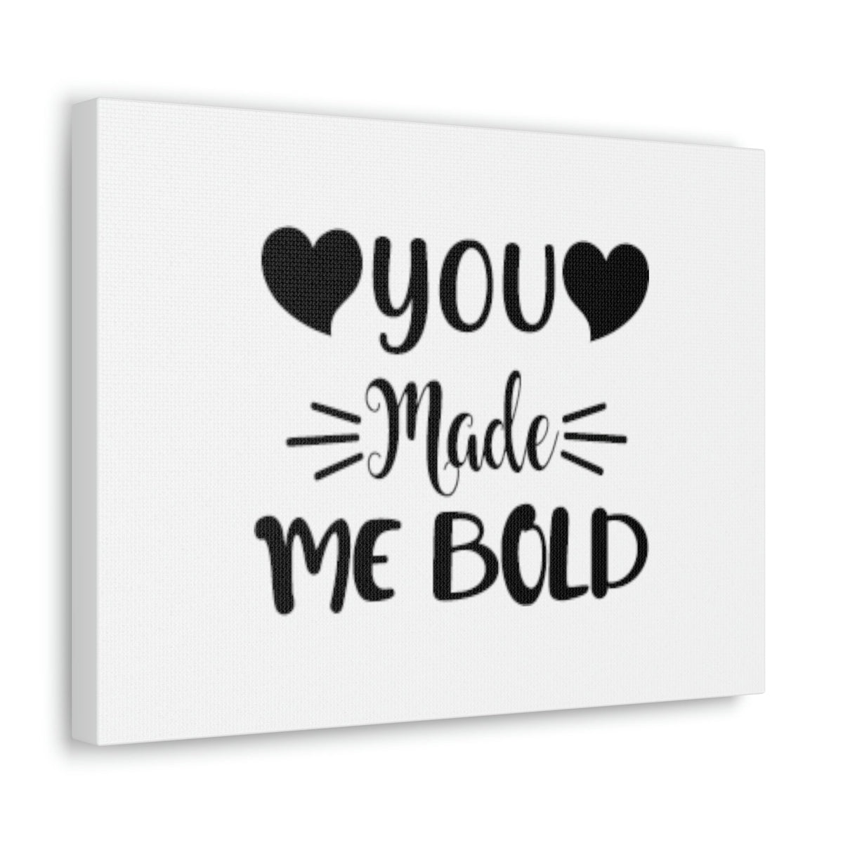 Scripture Walls You Made Me Bold Psalms 138:3 Hearts Christian Wall Art Bible Verse Print Ready to Hang Unframed-Express Your Love Gifts