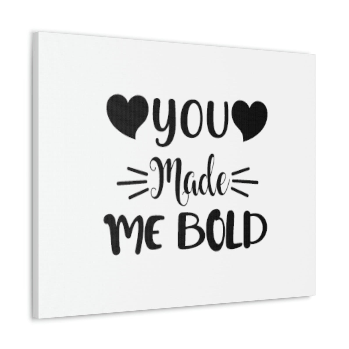 Scripture Walls You Made Me Bold Psalms 138:3 Hearts Christian Wall Art Bible Verse Print Ready to Hang Unframed-Express Your Love Gifts