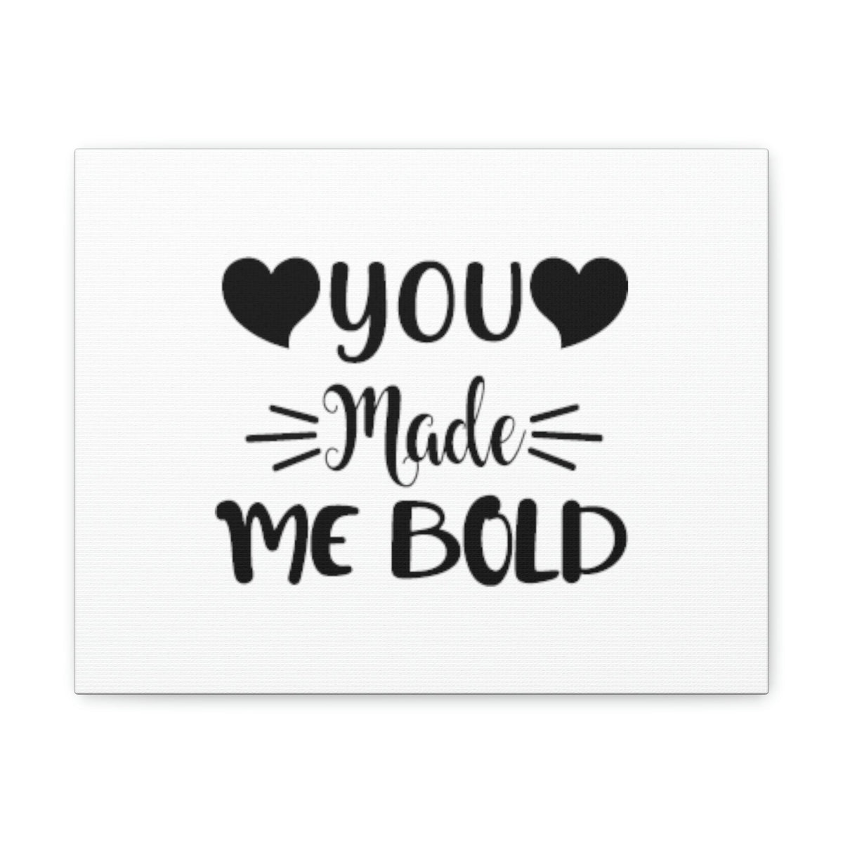 Scripture Walls You Made Me Bold Psalms 138:3 Hearts Christian Wall Art Bible Verse Print Ready to Hang Unframed-Express Your Love Gifts