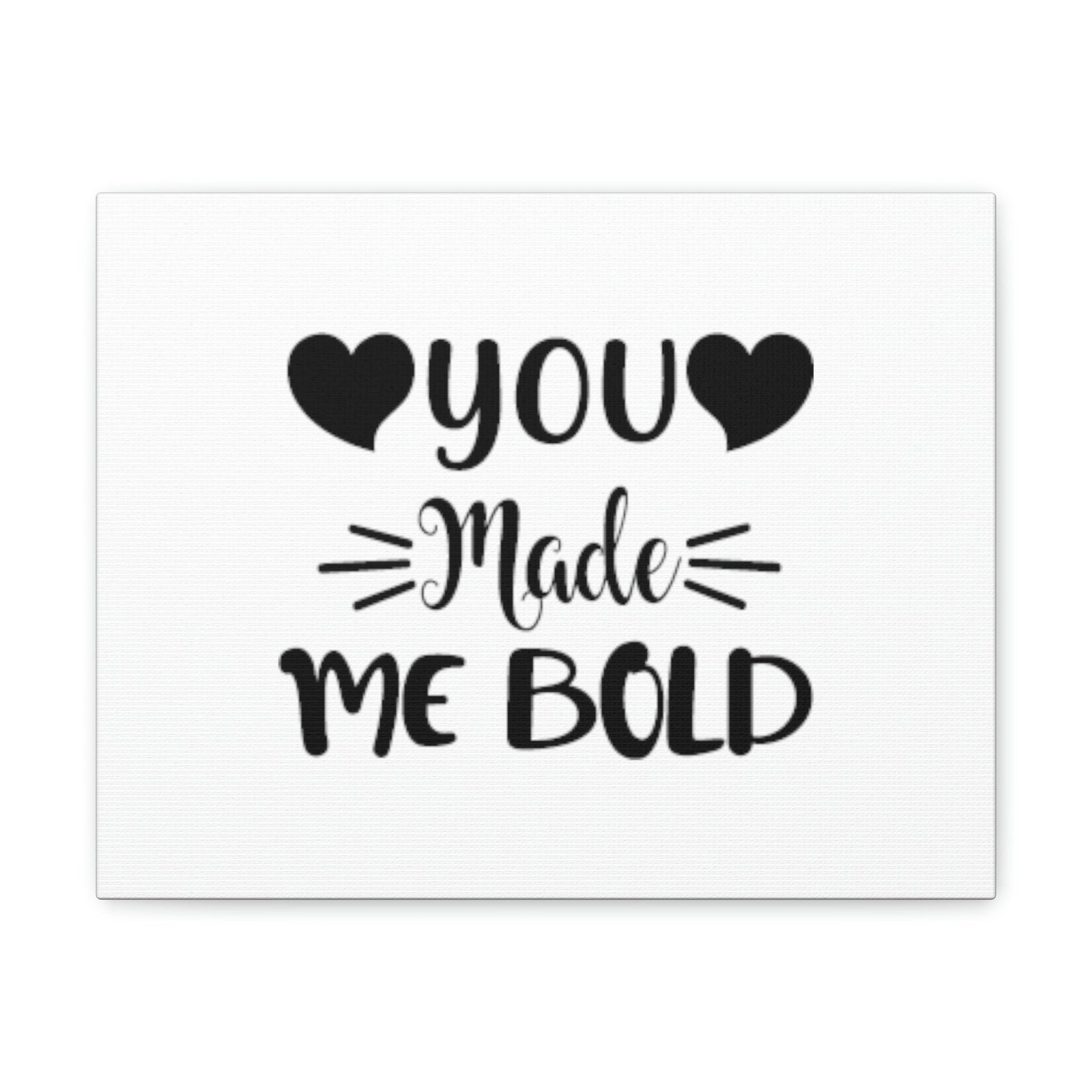 Scripture Walls You Made Me Bold Psalms 138:3 Hearts Christian Wall Art Bible Verse Print Ready to Hang Unframed-Express Your Love Gifts