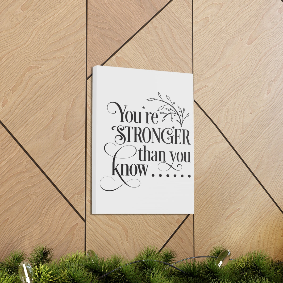 Scripture Walls You're Stronger Than Isaiah 40:31 Christian Wall Art Print Ready to Hang Unframed-Express Your Love Gifts
