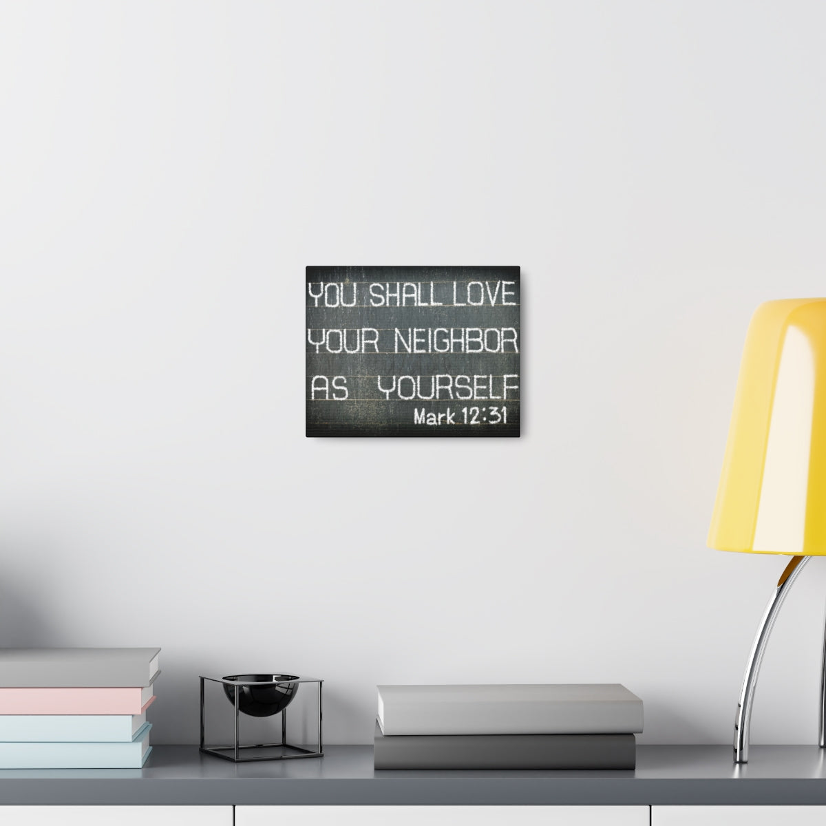 Scripture Walls You Shall Love Mark 12:31 Bible Verse Canvas Christian Wall Art Bible Verse Print Ready To Hang Unframed-Express Your Love Gifts