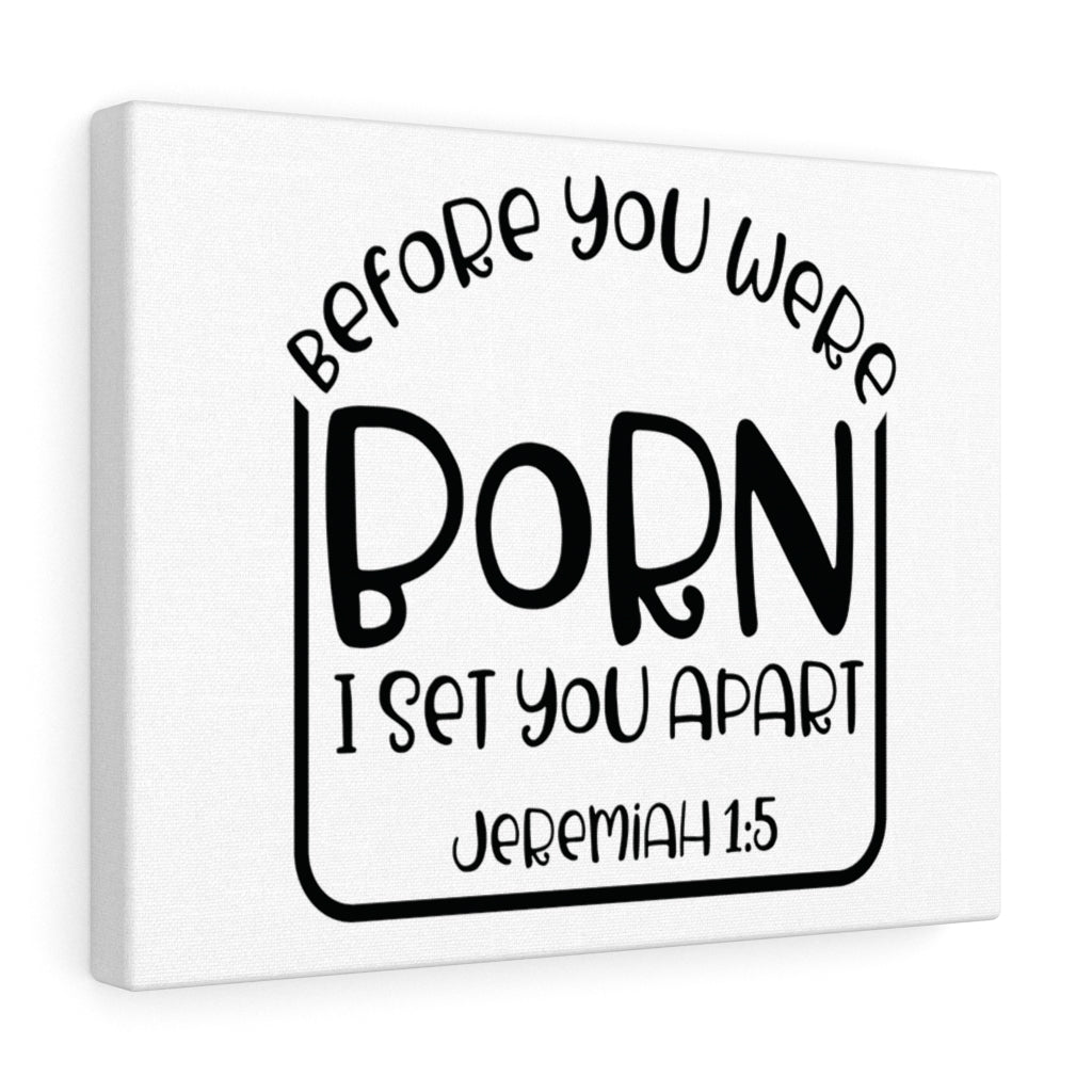 Scripture Walls You Were Born Jeremiah 1:5 Bible Verse Canvas Christian Wall Art Ready to Hang Unframed-Express Your Love Gifts