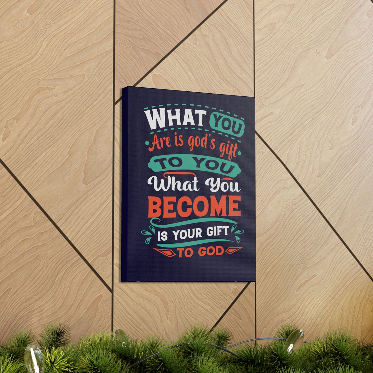 Scripture Walls Your Gift To God 1 Peter 4:10 Blue Christian Wall Art Bible Verse Print Ready to Hang Unframed-Express Your Love Gifts