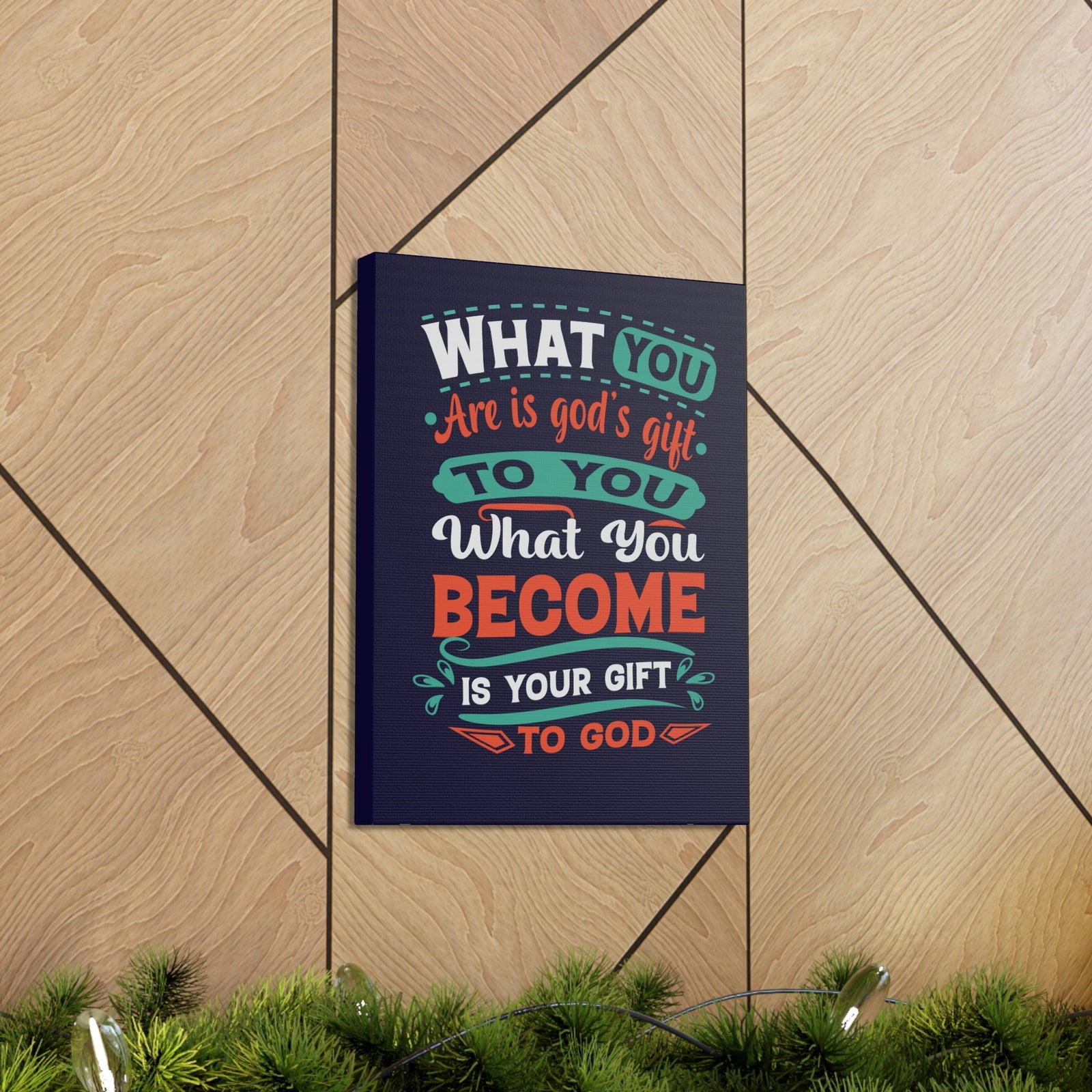 Scripture Walls Your Gift To God 1 Peter 4:10 Blue Christian Wall Art Bible Verse Print Ready to Hang Unframed-Express Your Love Gifts