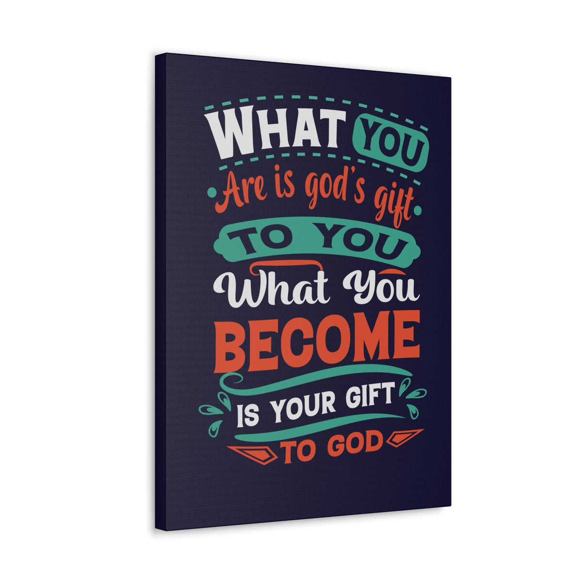 Scripture Walls Your Gift To God 1 Peter 4:10 Blue Christian Wall Art Bible Verse Print Ready to Hang Unframed-Express Your Love Gifts