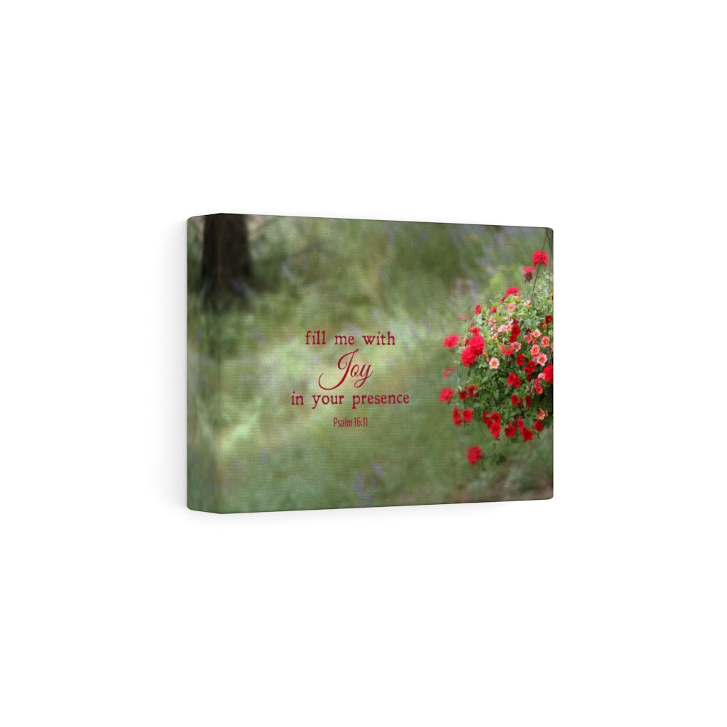 Scripture Walls Your Presence Psalm 16:11 Bible Verse Canvas Christian Wall Art Ready to Hang Unframed-Express Your Love Gifts