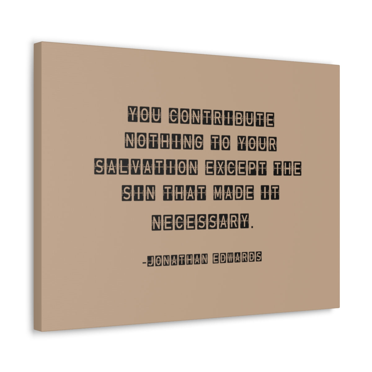 Scripture Walls Your Salvation Jonathan Edwards Acts 2:38 Bible Canvas Christian Wall Art Ready to Hang Unframed-Express Your Love Gifts