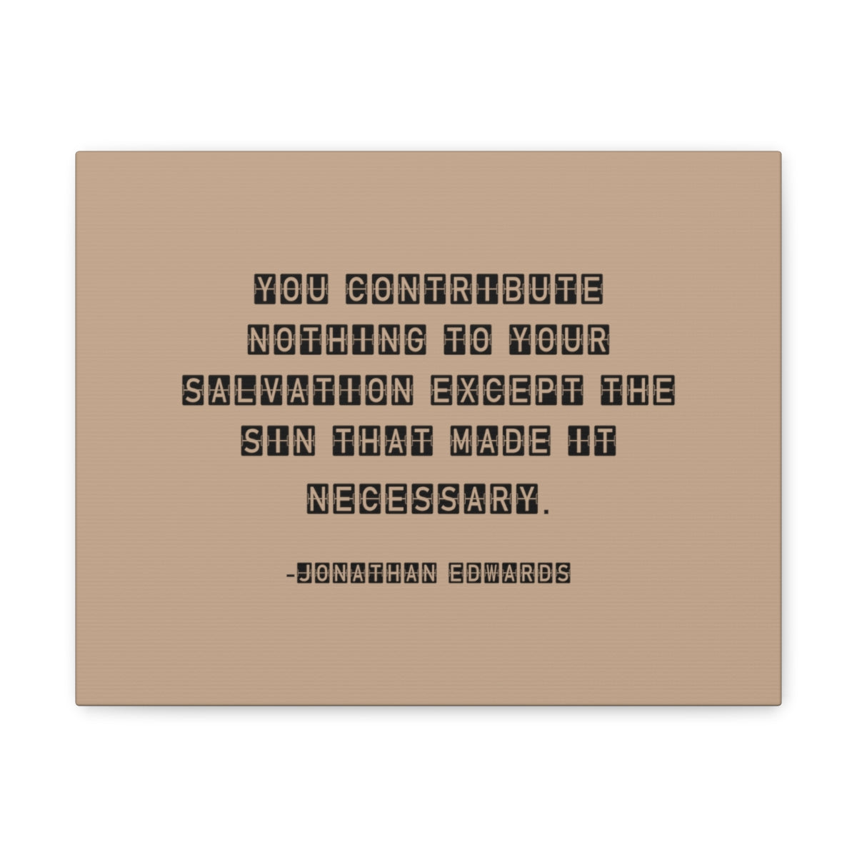Scripture Walls Your Salvation Jonathan Edwards Acts 2:38 Bible Canvas Christian Wall Art Ready to Hang Unframed-Express Your Love Gifts