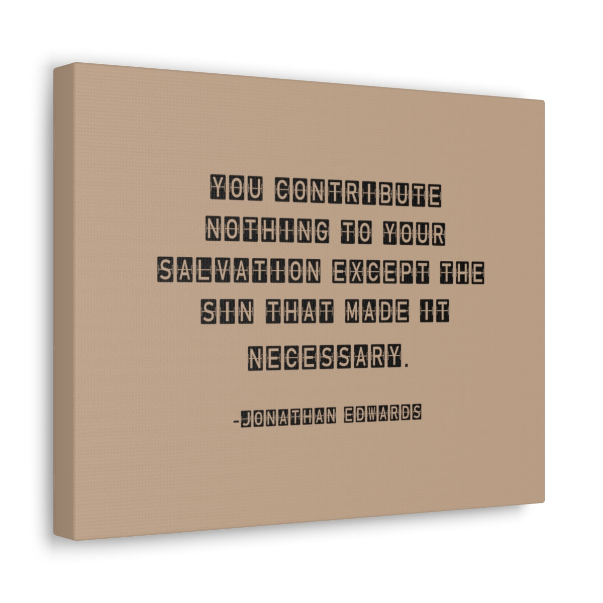 Scripture Walls Your Salvation Jonathan Edwards Acts 2:38 Bible Canvas Christian Wall Art Ready to Hang Unframed-Express Your Love Gifts