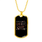 Search Me God Christian Necklace Stainless Steel or 18k Gold Dog Tag 24" Chain-Express Your Love Gifts