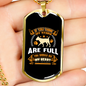 See My Heart Necklace Stainless Steel or 18k Gold Dog Tag 24" Chain-Express Your Love Gifts
