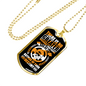 Seeing God As Author Christian Necklace Stainless Steel or 18k Gold Dog Tag 24" Chain-Express Your Love Gifts