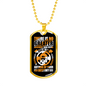 Seeing God As Author Christian Necklace Stainless Steel or 18k Gold Dog Tag 24" Chain-Express Your Love Gifts