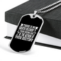 Seeing God Author Of Destiny Christian Necklace Stainless Steel or 18k Gold Dog Tag 24" Chain-Express Your Love Gifts