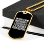Seeing God Author Of Destiny Christian Necklace Stainless Steel or 18k Gold Dog Tag 24" Chain-Express Your Love Gifts