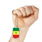 Senegal Flag Necklace Stainless Steel or 18k Gold Dog Tag 24" Chain-Express Your Love Gifts