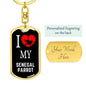 Senegal Parrot Bird Lover Keyring Keychain Stainless Steel or 18k Gold-Express Your Love Gifts