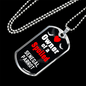 Senegal Parrot Bird Necklace Stainless Steel or 18k Gold Dog Tag 24" Chain-Express Your Love Gifts