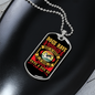 Sense of Shame Dark Necklace Stainless Steel or 18k Gold Dog Tag 24" Chain-Express Your Love Gifts