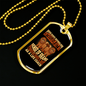 Sense of Shame Necklace Stainless Steel or 18k Gold Dog Tag 24" Chain-Express Your Love Gifts