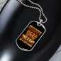 Sense of Shame Necklace Stainless Steel or 18k Gold Dog Tag 24" Chain-Express Your Love Gifts