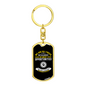 Series Of Opportunities Keychain Stainless Steel or 18k Gold Dog Tag Keyring-Express Your Love Gifts