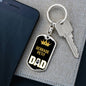 Serrade Petit Cat Dad King Keychain Stainless Steel or 18k Gold-Express Your Love Gifts