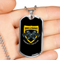 Serve & Protect Necklace Stainless Steel or 18k Gold Dog Tag 24"-Express Your Love Gifts